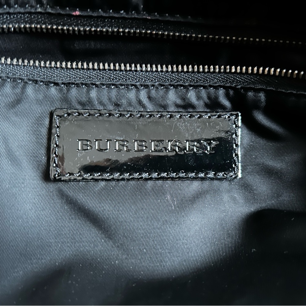 Burberry black checkered satchel - Picture 10 of 16